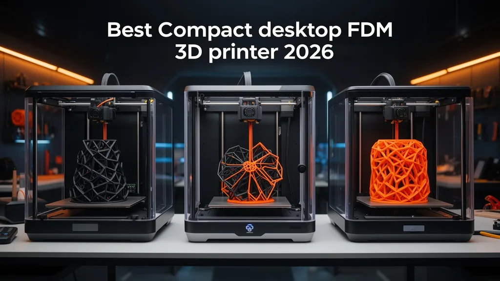 Best Compact Desktop FDM 3D Printer 2026: Bambu P1S vs K1C vs Centauri Carbon