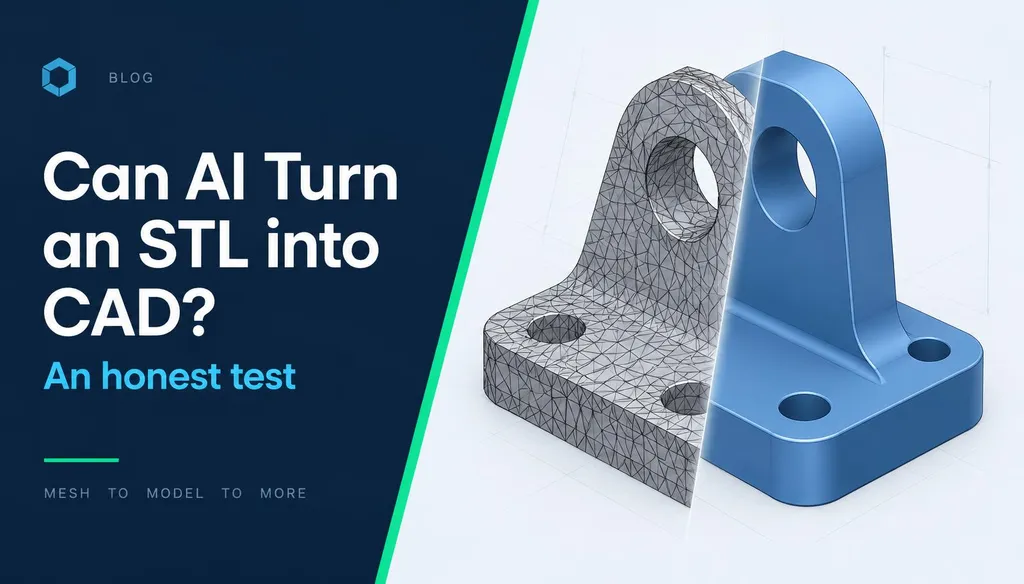 Can AI Turn an STL into a CAD Model? An Honest Test