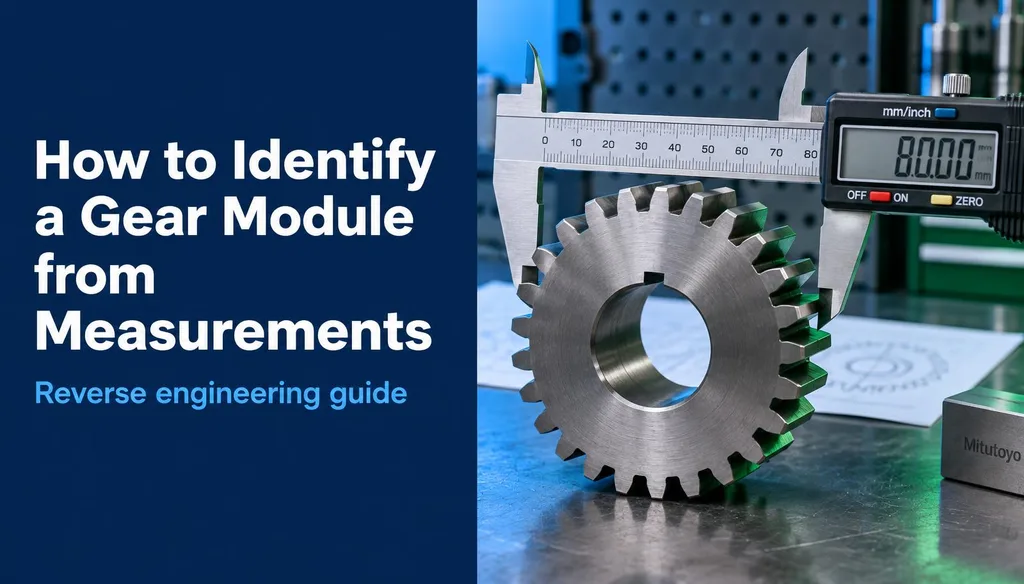 How to Identify a Gear Module from Measurements (Step-by-Step)