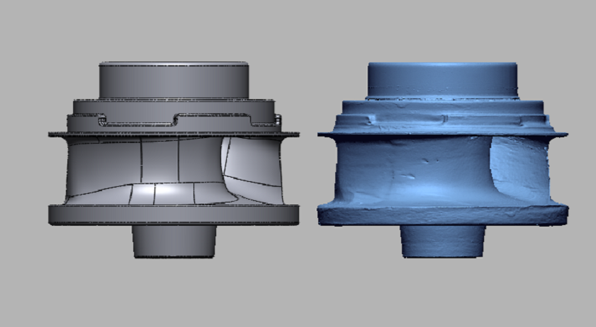 30-year-old impeller — rebuilt blade-by-blade for full flow recovery